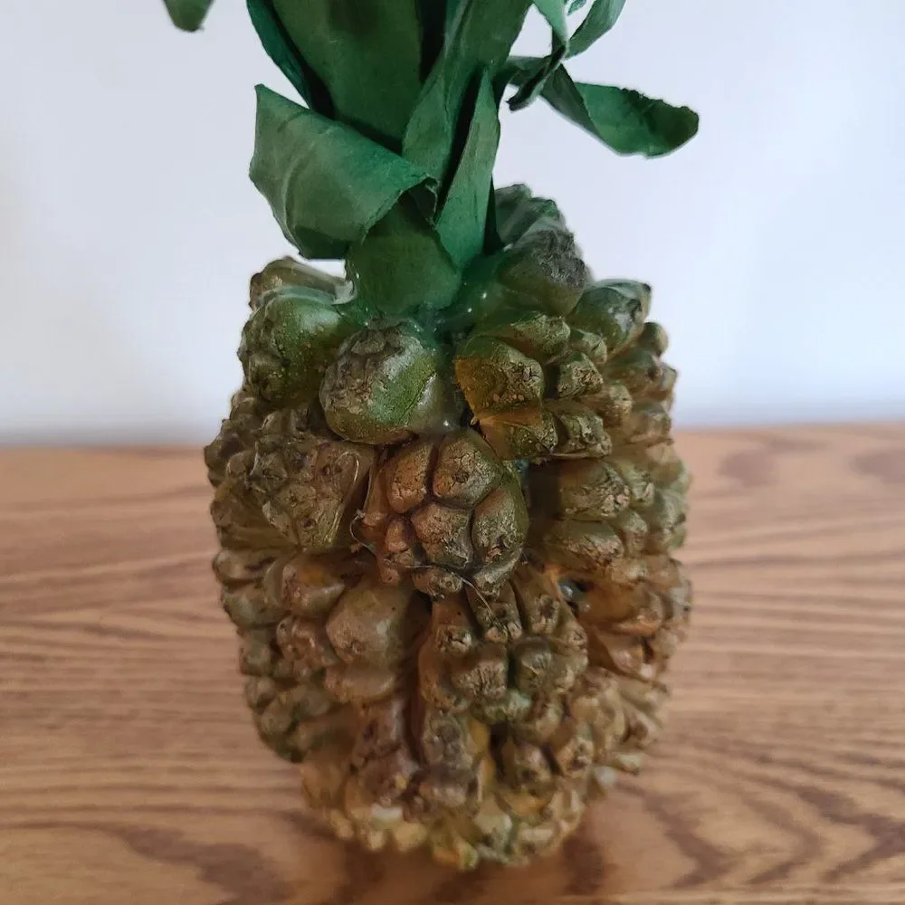 Faux Pineapple Shabby Chic Retro Welcome Hospitality Décor Vintage